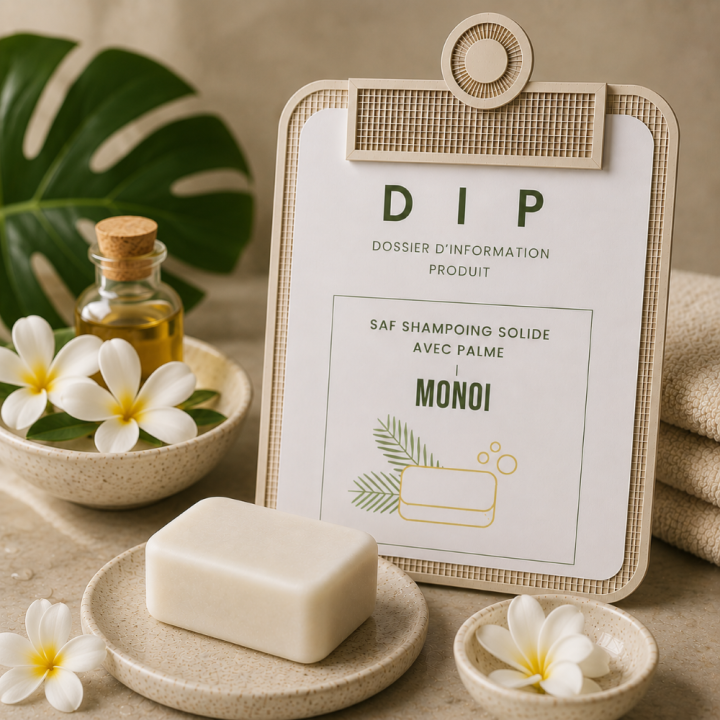 SAF Shampoing solide avec palme monoi