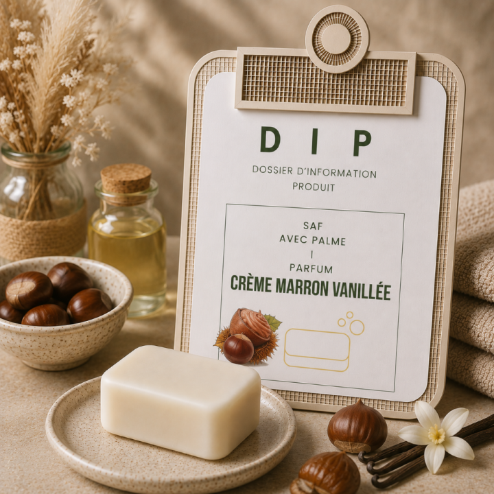 DIP SAF avec palme parfum Crème marron vanillée
