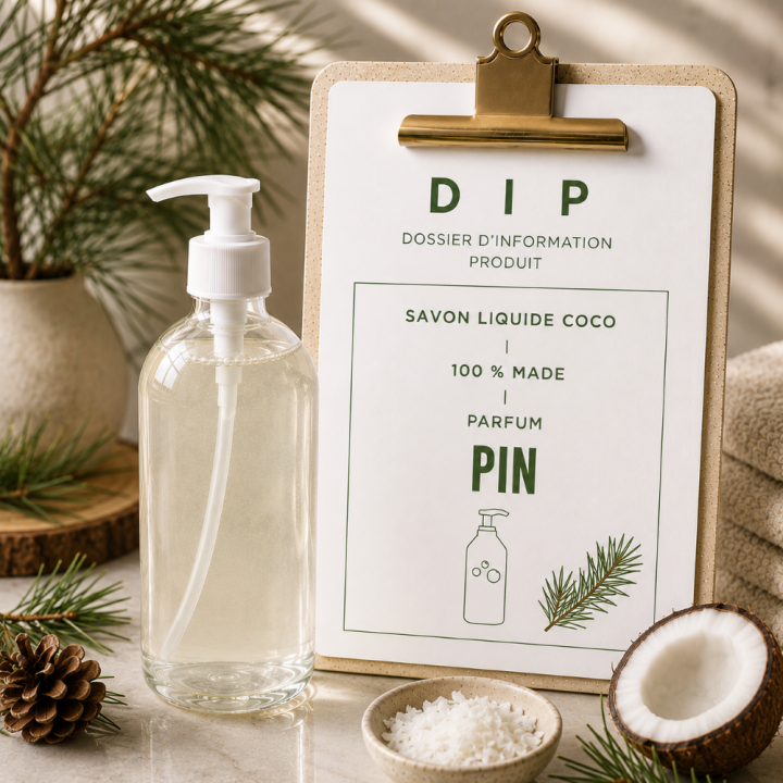 SAVON LIQUIDE COCO -100 % MADE -PIN