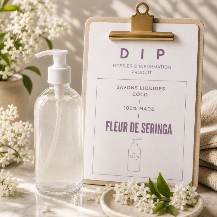 DIP SAVONS LIQUIDES COCO - 100% MADE - FLEUR DE SERINGA