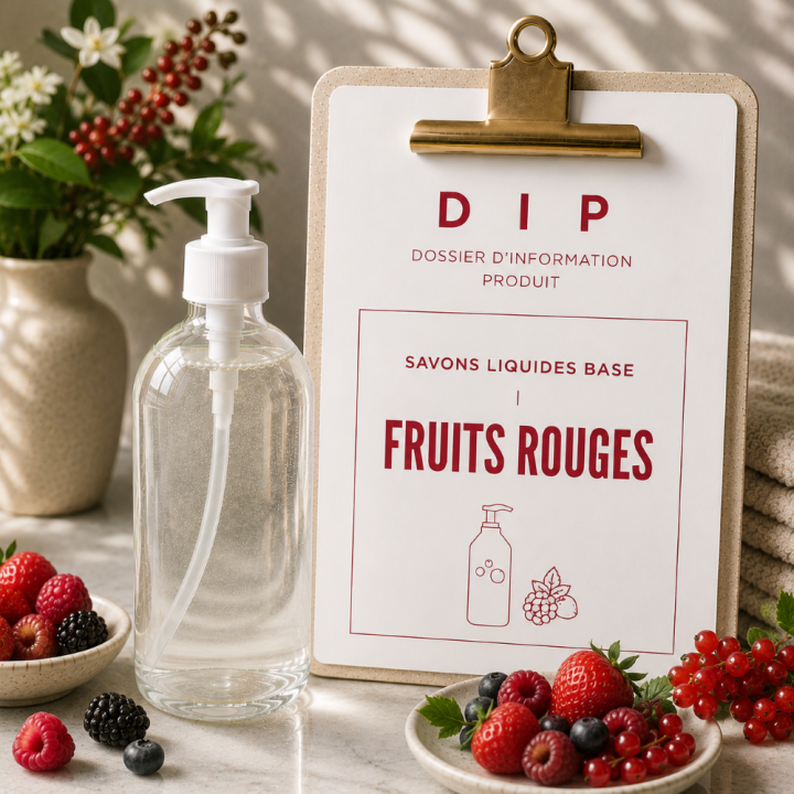 SAVONS LIQUIDES BASE - FRUITS ROUGES