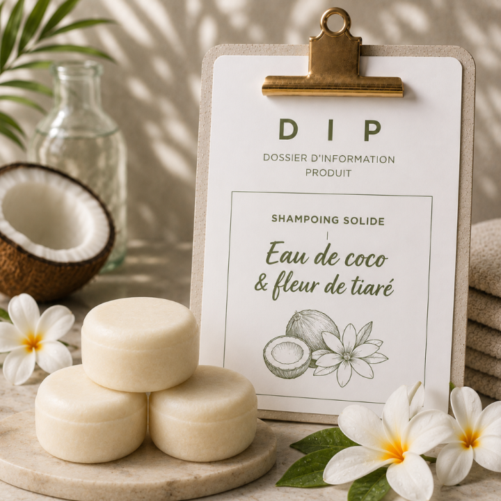 DDIP SHAMPOING SOLIDE  Eau de coco & fleur de tiaré