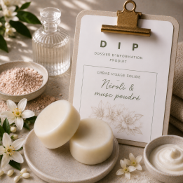DIP CREME VISAGE SOLIDE néroli & musc poudré