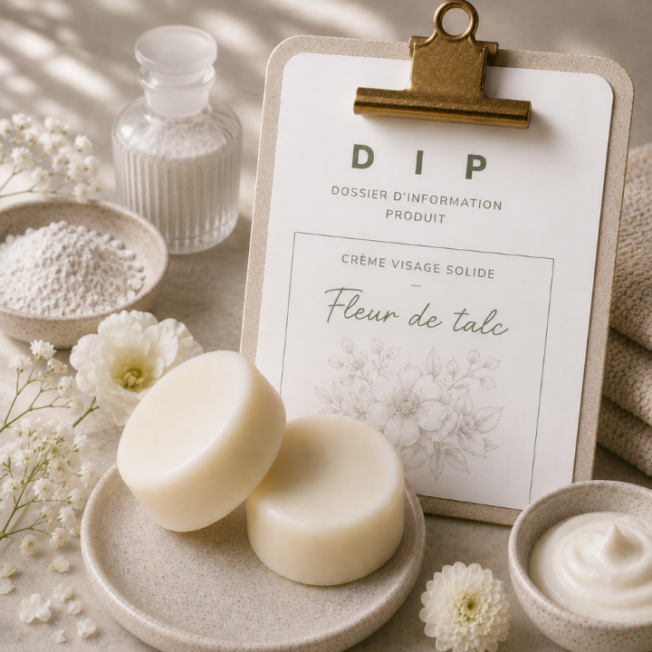 DIP CREME VISAGE SOLIDE Fleur de talc
