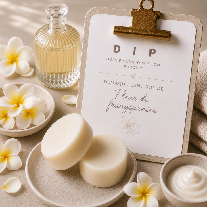 DIP DEMAQUILLANT SOLIDE Fleur de frangipanier