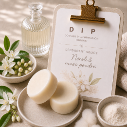 DIP DEODORANT SOLIDE Néroli & musc poudré