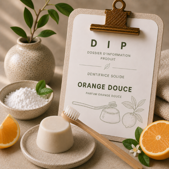 DIP DENTIFRICE SOLIDE Orange douce