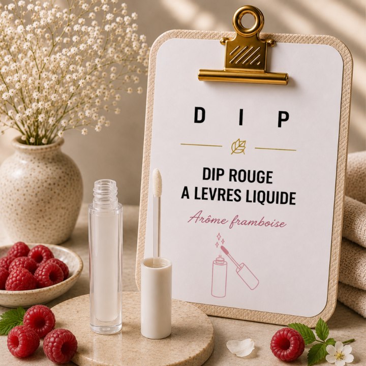 DIP ROUGE A LEVRES LIQUIDE Arôme framboise