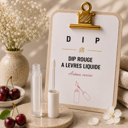 DIP ROUGE A LEVRES LIQUIDE Arôme cerise