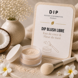 DIP BLUSH LIBRE Eau de coco & Fleur de tiaré
