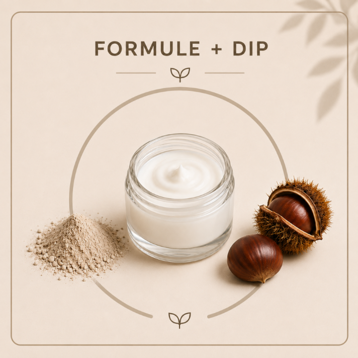 DIP Baume coulé lèvres crème de marrons