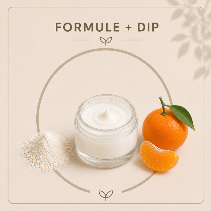 DIP Baume coulé lèvres clémentine LIP