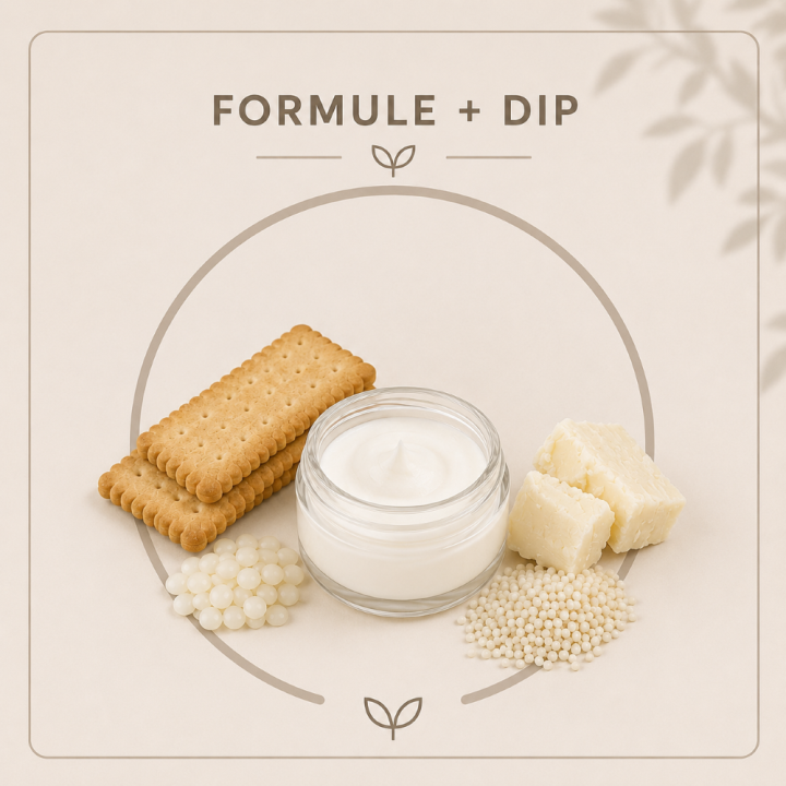 DIP Baume coulé lèvres biscuit italien