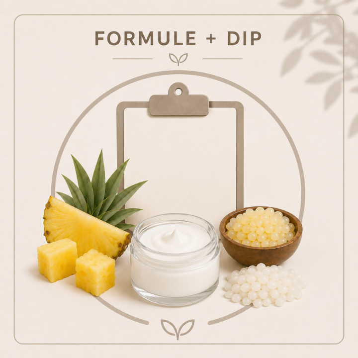 DIP Baume coulé lèvres ananas