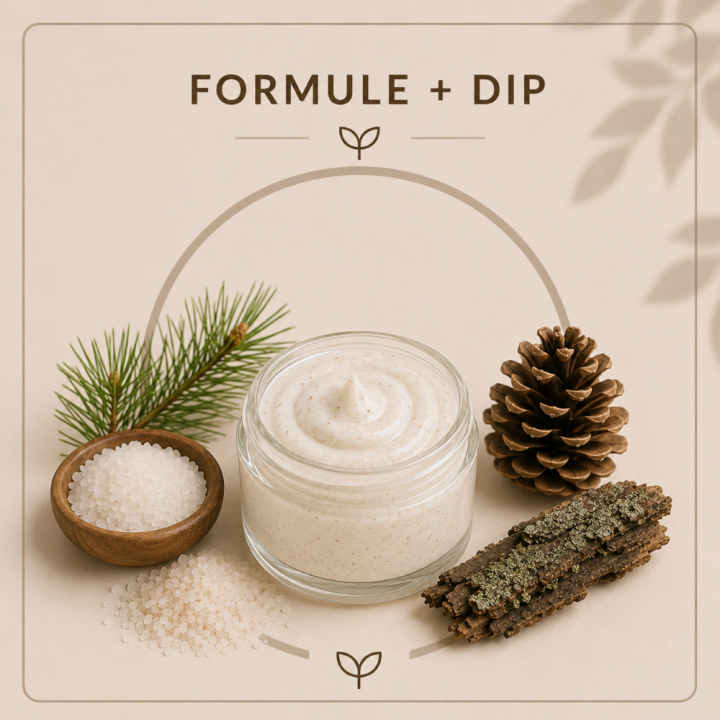 Gommage crème au sel bouleau fougère