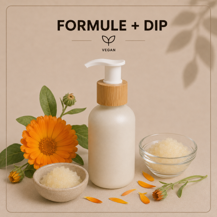 DIP Stick lèvres fleur d'oranger calendula végan