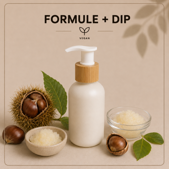DIP Stick lèvres crème de marron végan