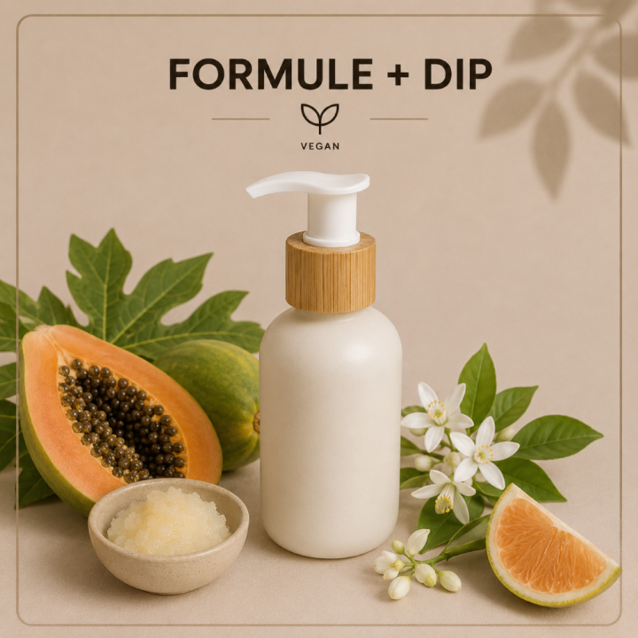 DIP Stick lèvres agrumes papaye végan