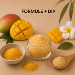 Gommage crème au sucre mangue