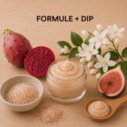 Gommage crème au sucre jasmin figue de barbarie