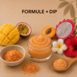 Gommage crème au sucre fruits du soleil
