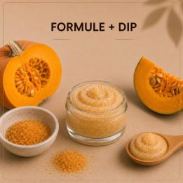 Gommage crème au sucre citrouille épicée