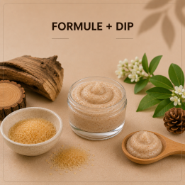 Gommage crème au sucre boisé végétal