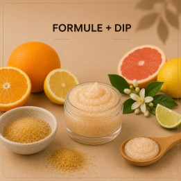 Gommage crème au sucre agrumes