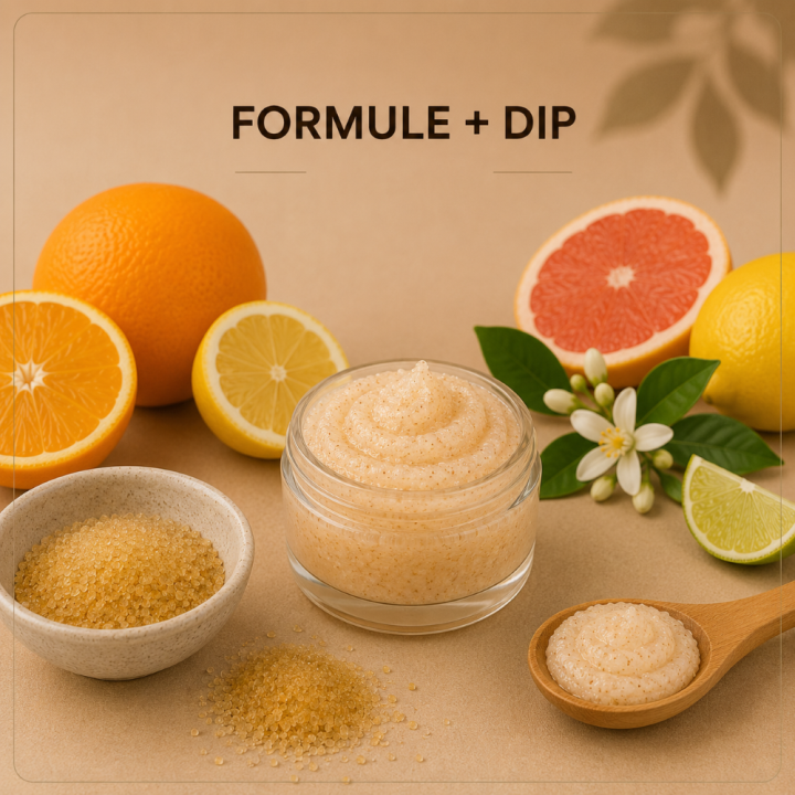 Gommage crème au sucre agrumes