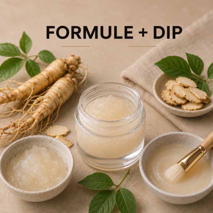 Masque pour le visage ginseng