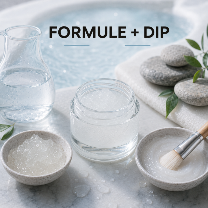Masque pour le visage eau de source