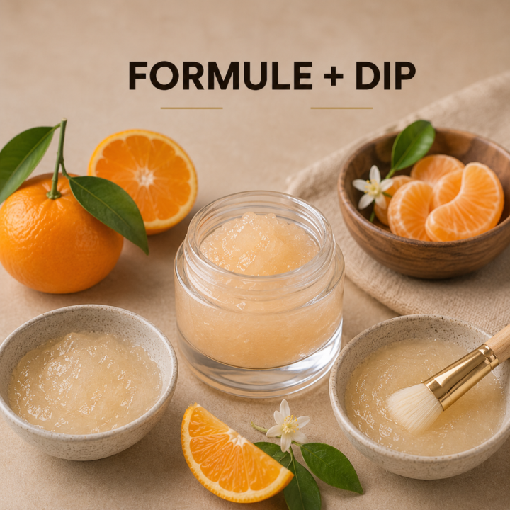 Masque pour le visage clémentine