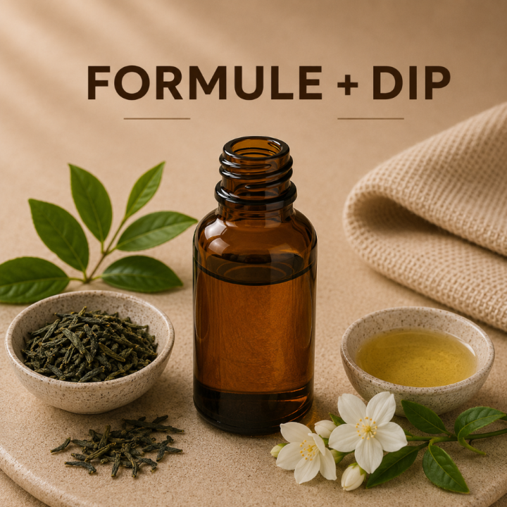 Huile de massage thé vert