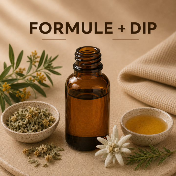 Huile de massage herbes des alpes