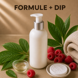 Lait démaquillant mure framboise