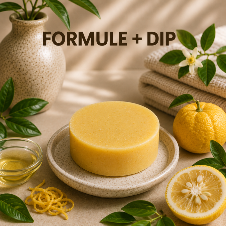 SAF Shampoing solide avec palme Yuzu