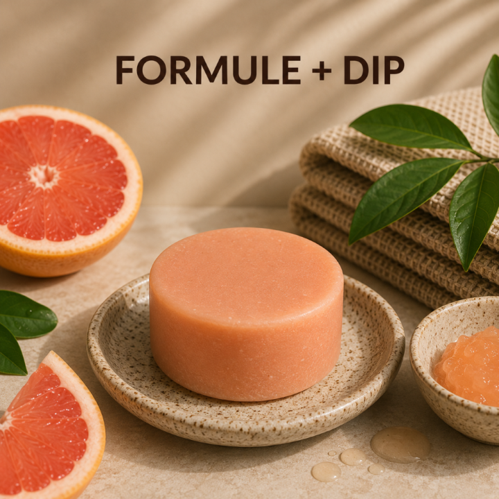 DIP APRES SHAMPOING SOLIDE Pamplemousse