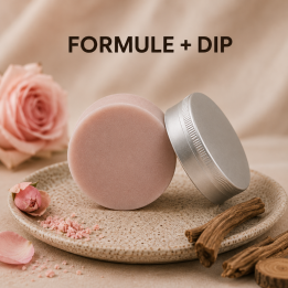 DIP CREME VISAGE SOLIDE Praline rose & bois crémeux