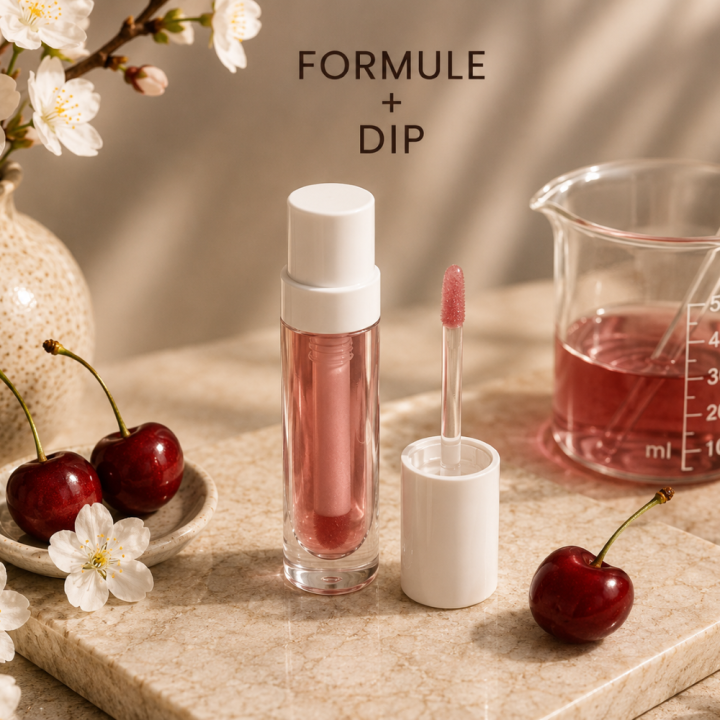 DIP ROUGE A LEVRES LIQUIDE Arôme cerise