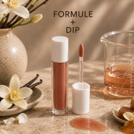DIP ROUGE A LEVRES LIQUIDE Arôme vanille caramel