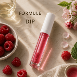 Formule validée avec DIP SOIN POUR LES LEVRES AROME FRAMBOISE