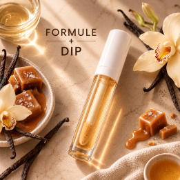 DIP SOIN POUR LES LEVRES AROME VANILLE CARAMEL