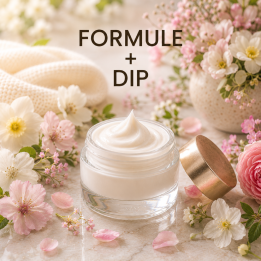 CRÈME VISAGE PEAUX SÈCHES Formule validée avec DIP PARFUM PRINTEMPS FLORAL