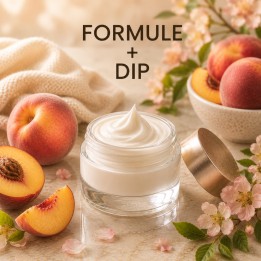 CRÈME VISAGE PEAUX SÈCHES Formule validée avec DIP PARFUM PÊCHE NECTARINE