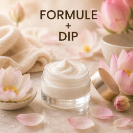 CRÈME VISAGE PEAUX SÈCHES Formule validée avec DIP PARFUM FLEUR DE LOTUS