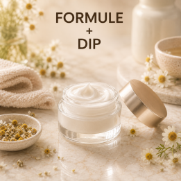 CRÈME VISAGE PEAUX SÈCHES Formule validée avec DIP PARFUM CAMOMILLE