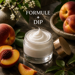 CRÈME VISAGE PEAUX MIXTES Formule validée avec DIP PARFUM PÊCHE NECTARINE