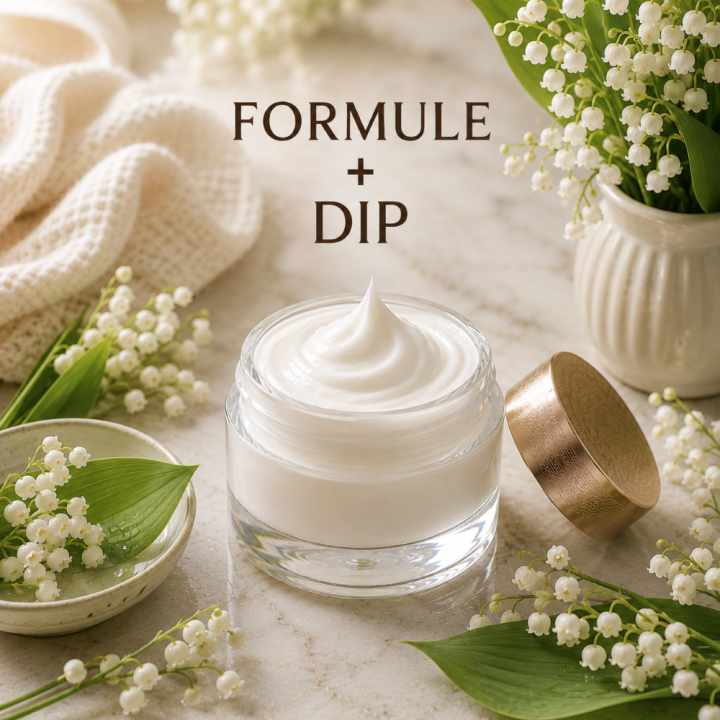 CRÈME VISAGE PEAUX MIXTES Formule validée avec DIP PARFUM FLEUR DE MUGUET