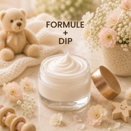 CRÈME VISAGE PEAUX MIXTES Formule validée avec DIP PARFUM DOUCEUR D'ENFANCE