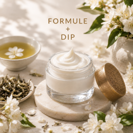 CRÈME VISAGE PEAUX MATURES Formule validée avec DIP PARFUM THE BLANC